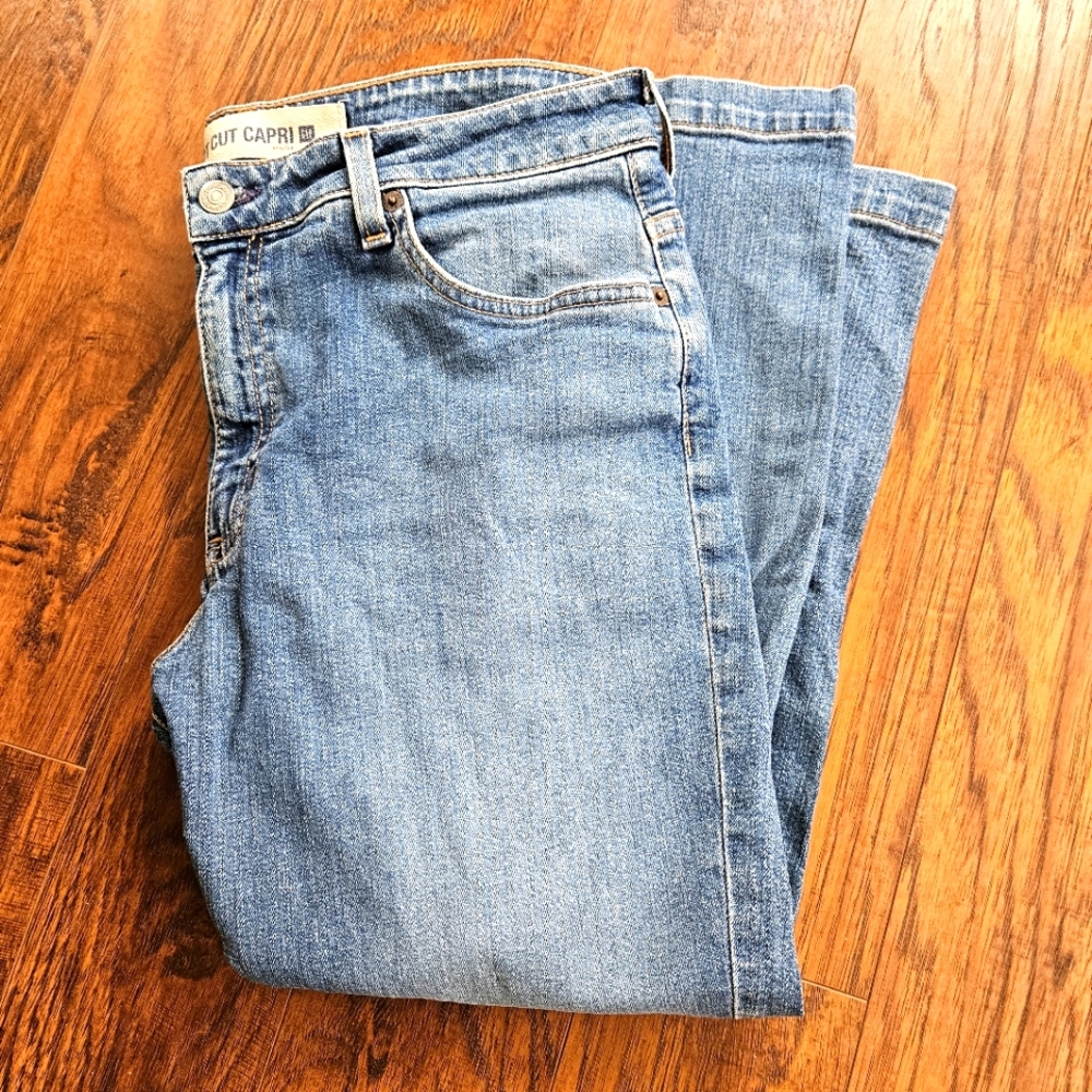 Gap Stretch Bootcut Capri Jeans 12